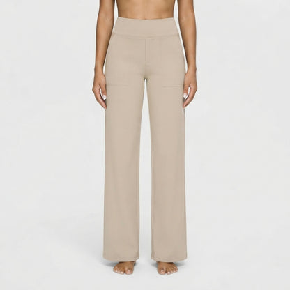 Women's High-Waisted Wide-Leg Pants