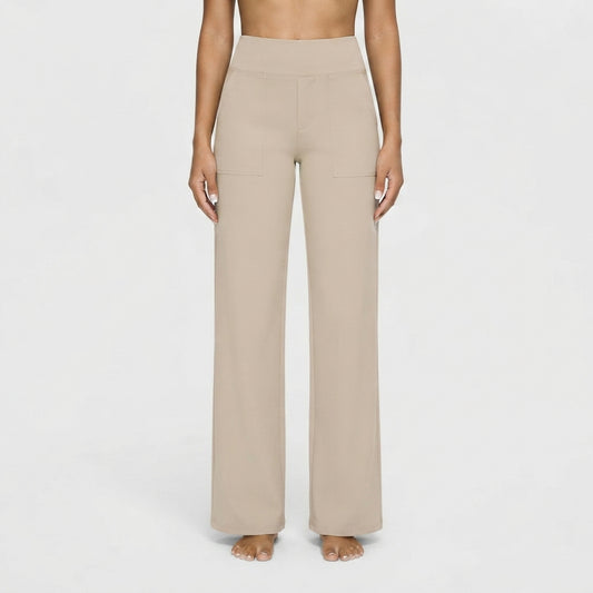 Women's High-Waisted Wide-Leg Pants