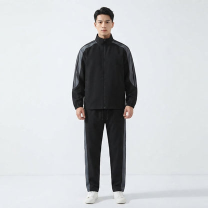 Men's Jogger Set with Zipper Jacket