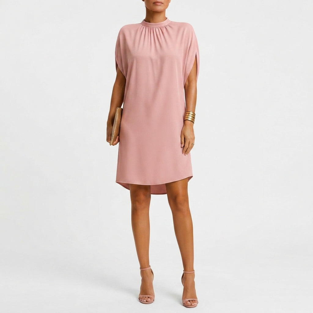 Women's Minimalistic Loose-Fitting Shift Dress Shorts