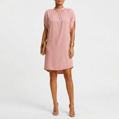 Women's Minimalistic Loose-Fitting Shift Dress Shorts