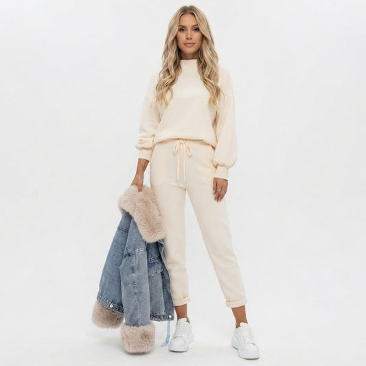 Women's Two-Piece Relaxed Loungewear Set