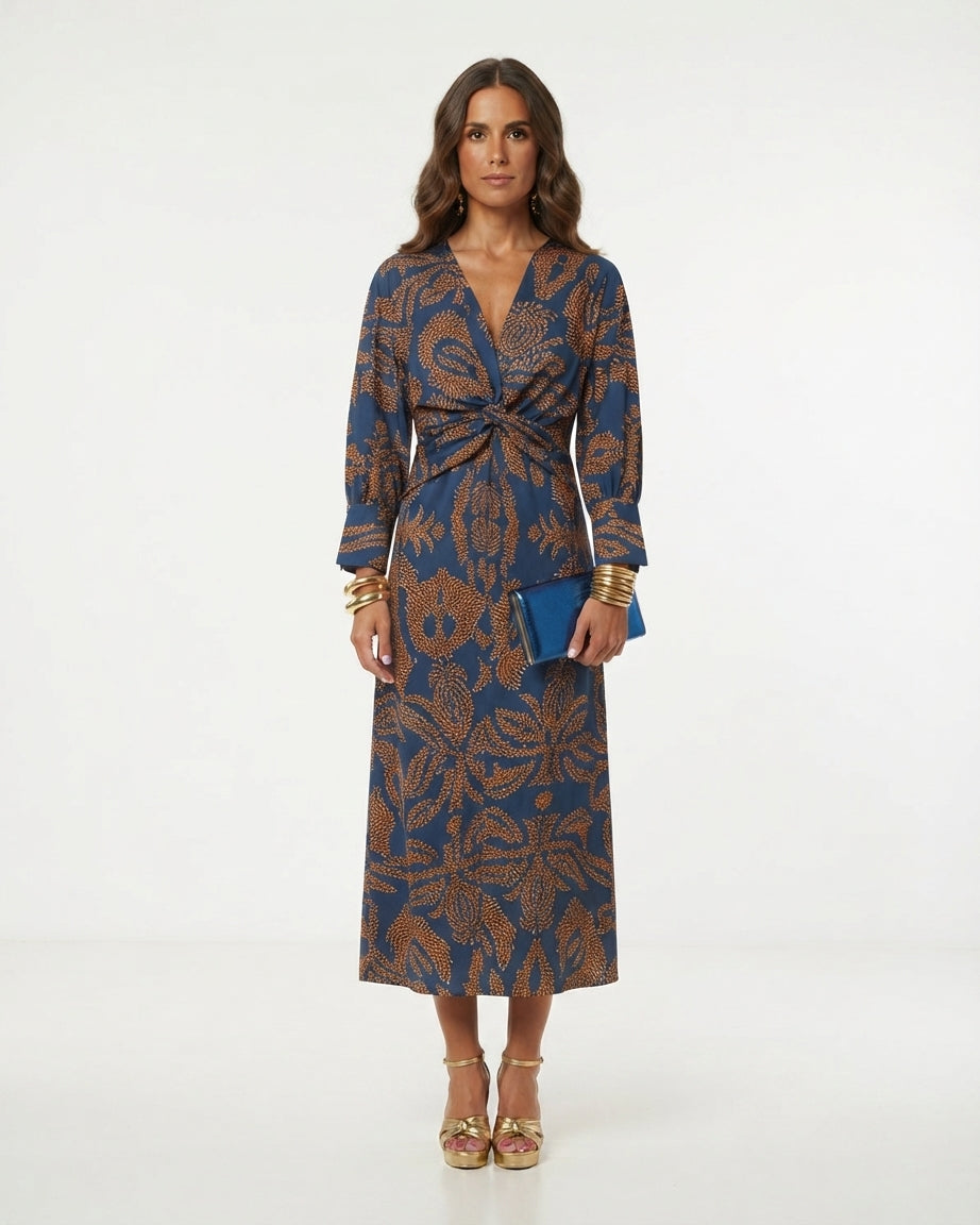 Women's Wedding Guest A-Line Maxi Dress