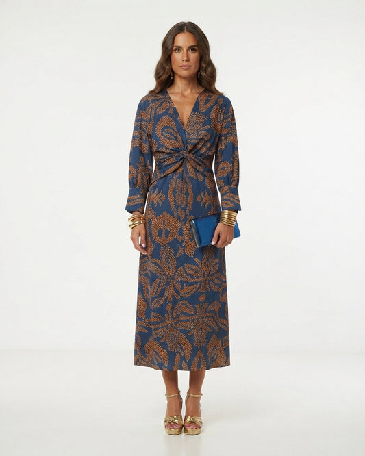 Women's Wedding Guest A-Line Maxi Dress