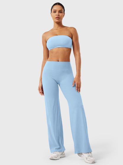 Women's Summer High-Waist Flared Pants