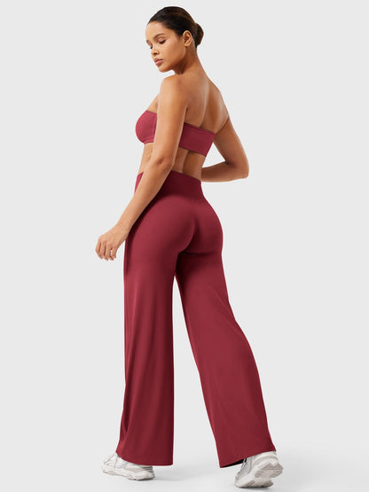 Women's Summer High-Waist Flared Pants