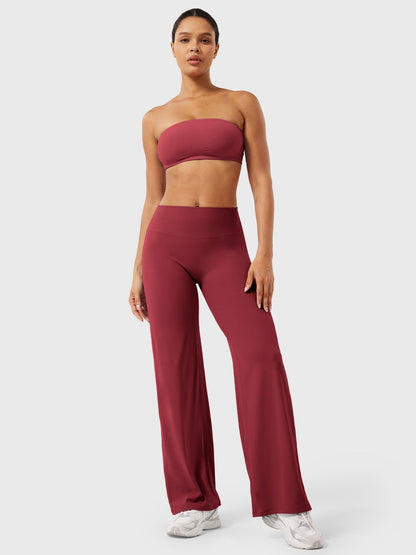 Women's Summer High-Waist Flared Pants