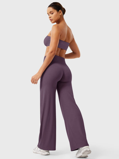 Women's Summer High-Waist Flared Pants