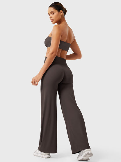 Women's Summer High-Waist Flared Pants
