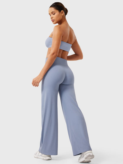 Women's Summer High-Waist Flared Pants