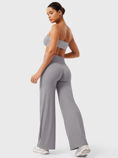 Women's Summer High-Waist Flared Pants