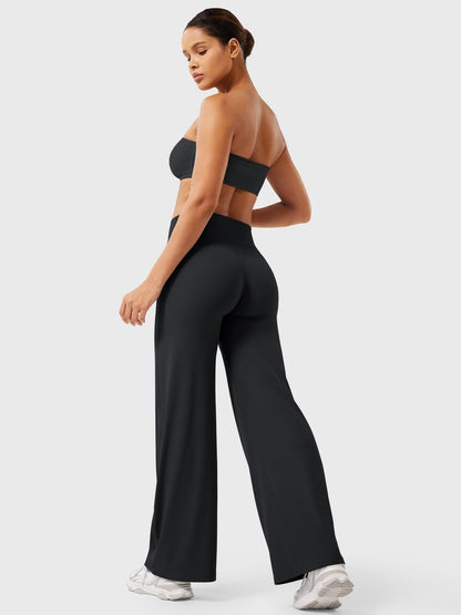 Women's Summer High-Waist Flared Pants