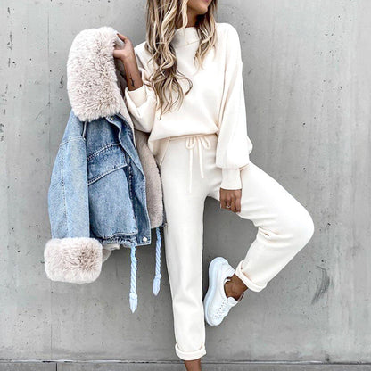 Women's Two-Piece Relaxed Loungewear Set